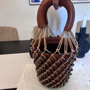 Staud Moreau Cage Bucket Bag